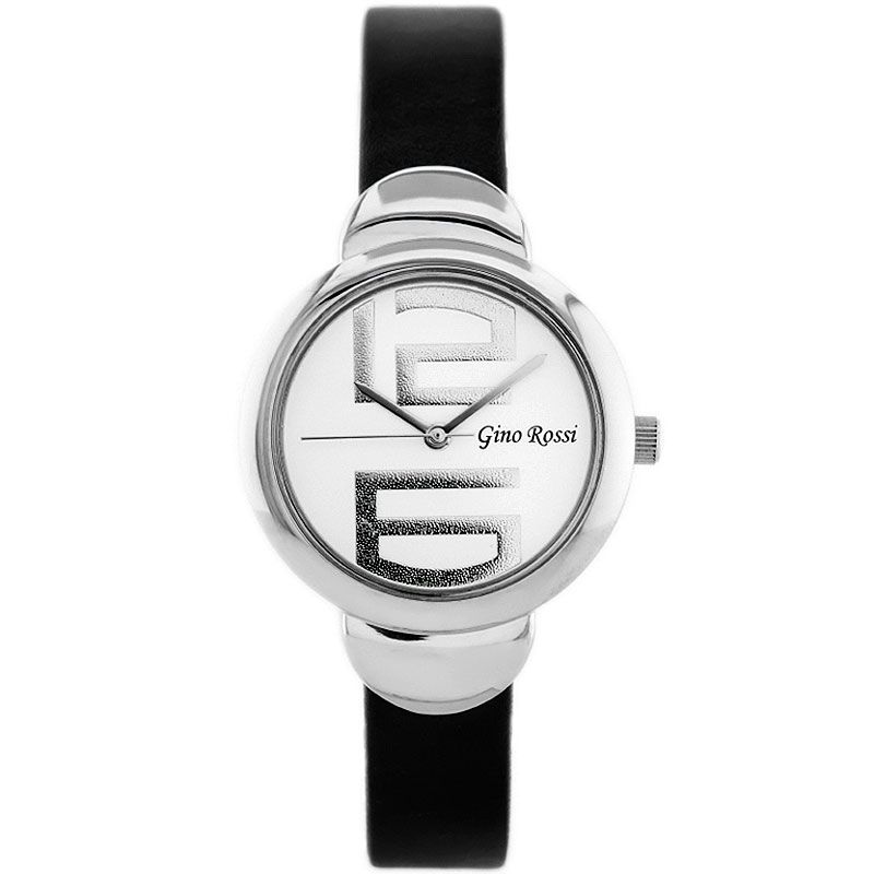 Náramkové hodinky GINO ROSSI - 8311A silver/black