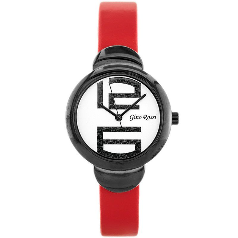 Náramkové hodinky GINO ROSSI - 8311A red/black