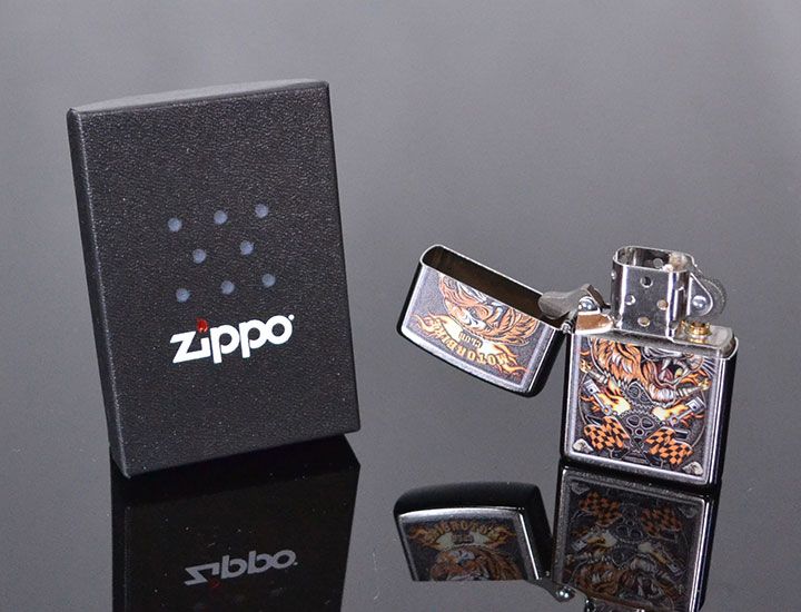 Zapaľovač ZIPPO Tiger Bike Club Design No.60004096