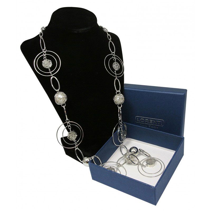 Náhrdelník dámsky Lorenti Rings silver