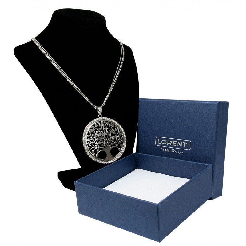 Náhrdelník dámsky Lorenti Tree in Ring silver II.