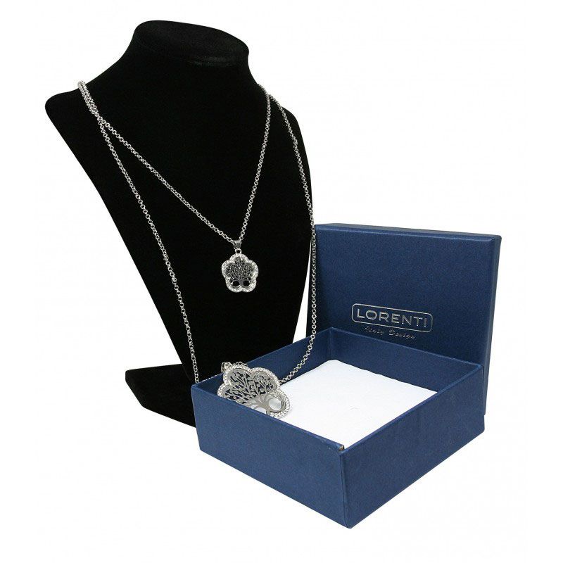 Náhrdelník dámsky Lorenti Tree in Flower silver double