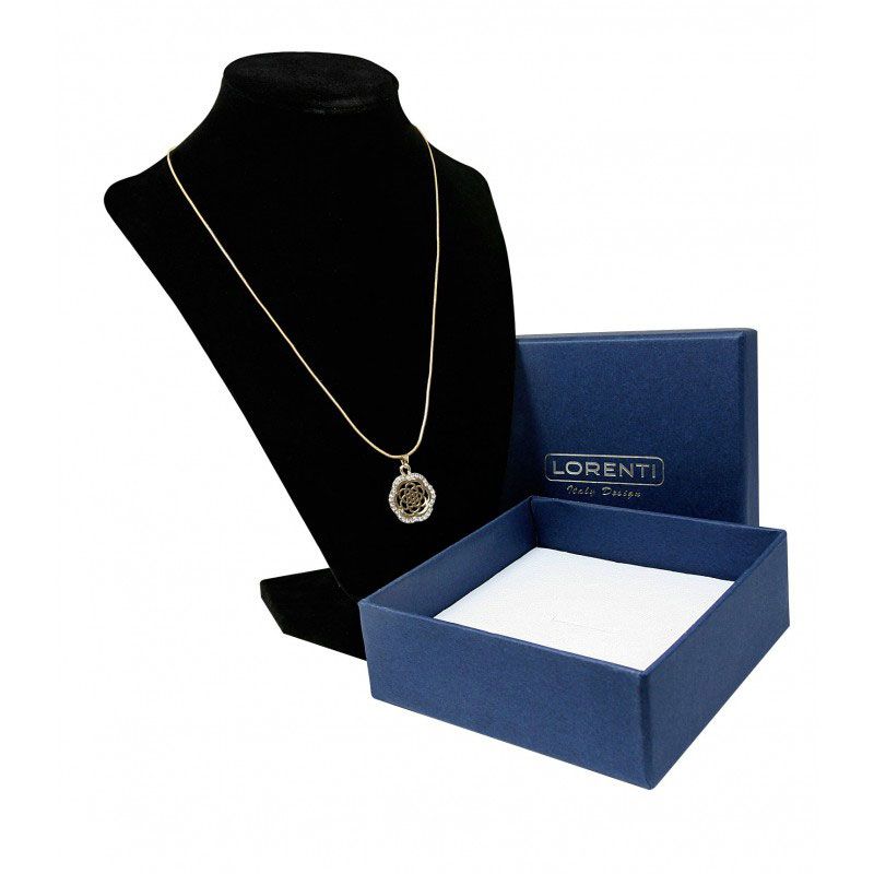 Náhrdelník dámsky Lorenti Flower with rings gold