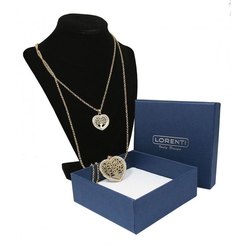 Náhrdelník dámsky Lorenti Tree in Heart gold double