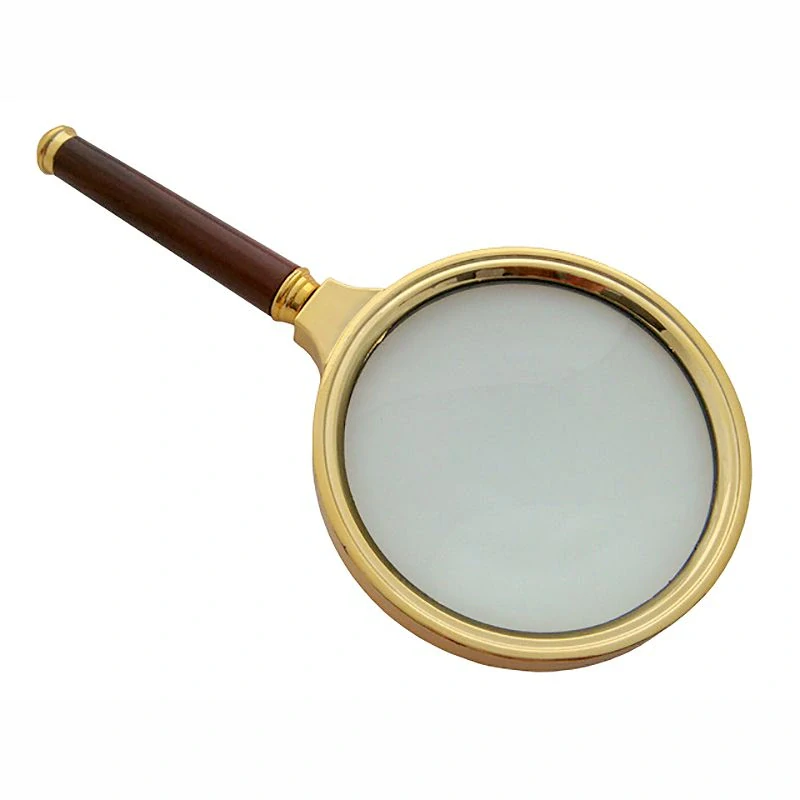 Lupa kovová Gold 90 mm