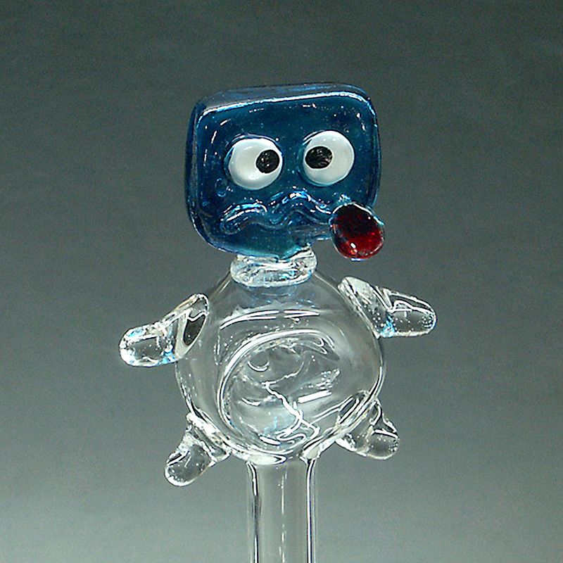 Šľukovka - Fajka sklo Blue Box 16