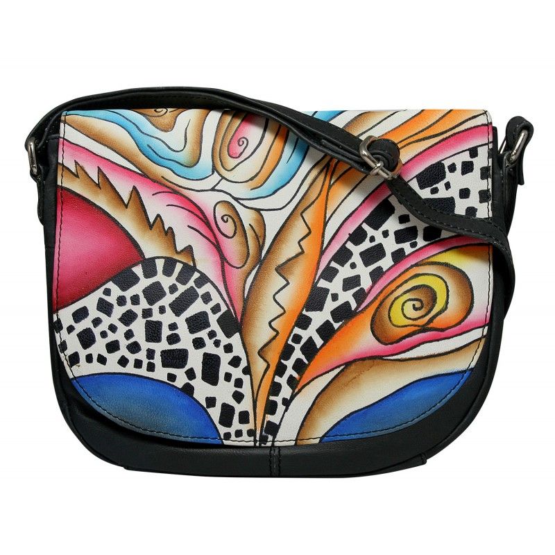 Kabelka kožená Maledives LB-1901-ART VII.