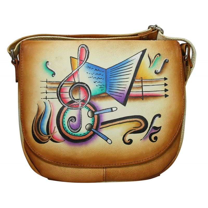 Kabelka kožená Maledives LB-1901-ART VIII.