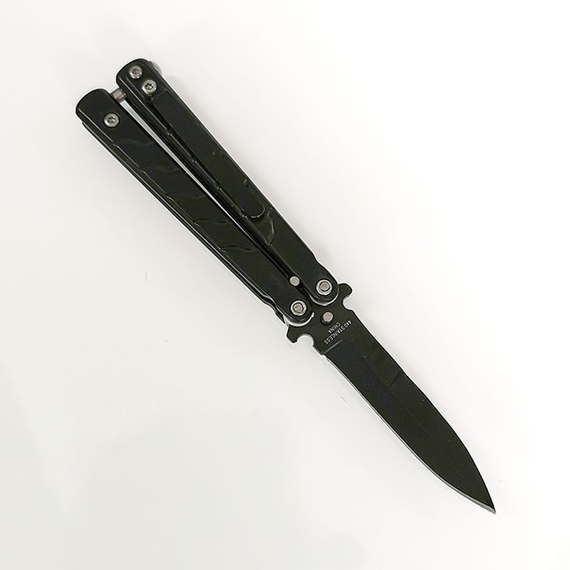 Nôž motýlik black II. 17/8cm
