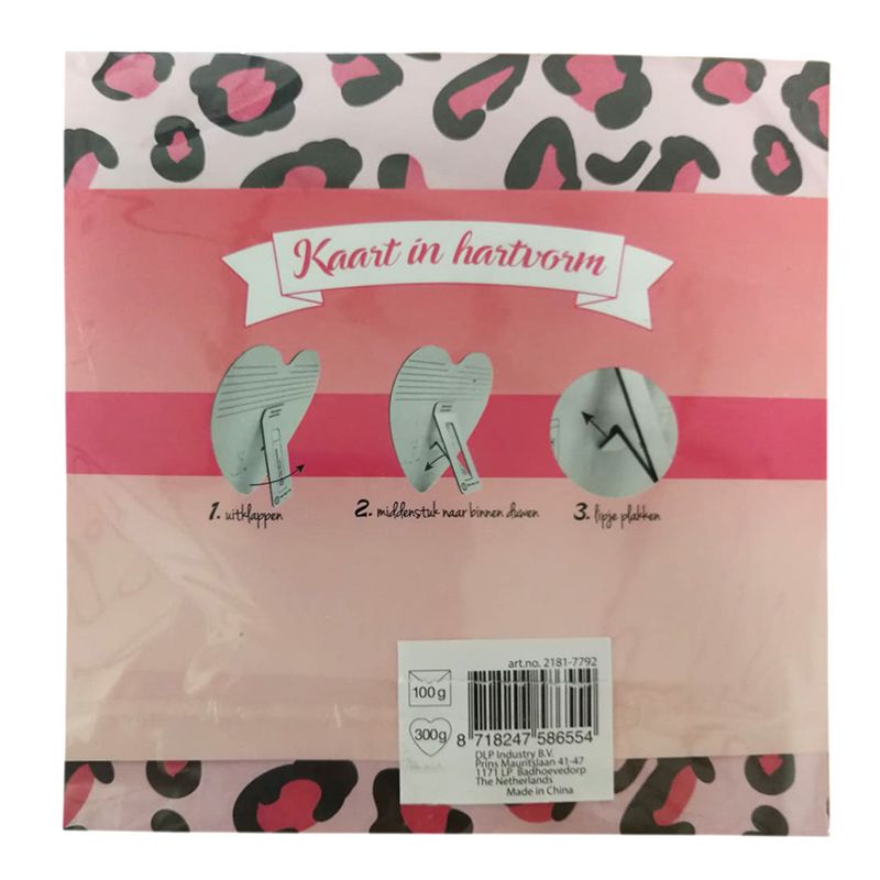 Dekoračné srdce s obálkou