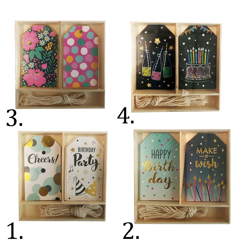 Štítky na darčeky 12ks