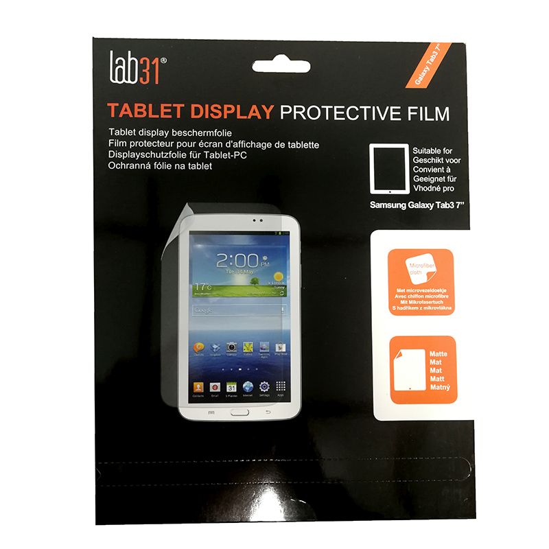 Ochranná fólia na tablet Galaxy Tab3 7" 18,4 x 10,7