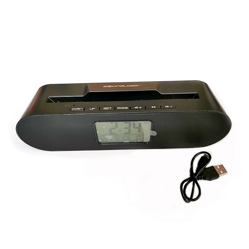 SOUNDLOGIC bezdrôtový reproduktor s hodinami No.17955