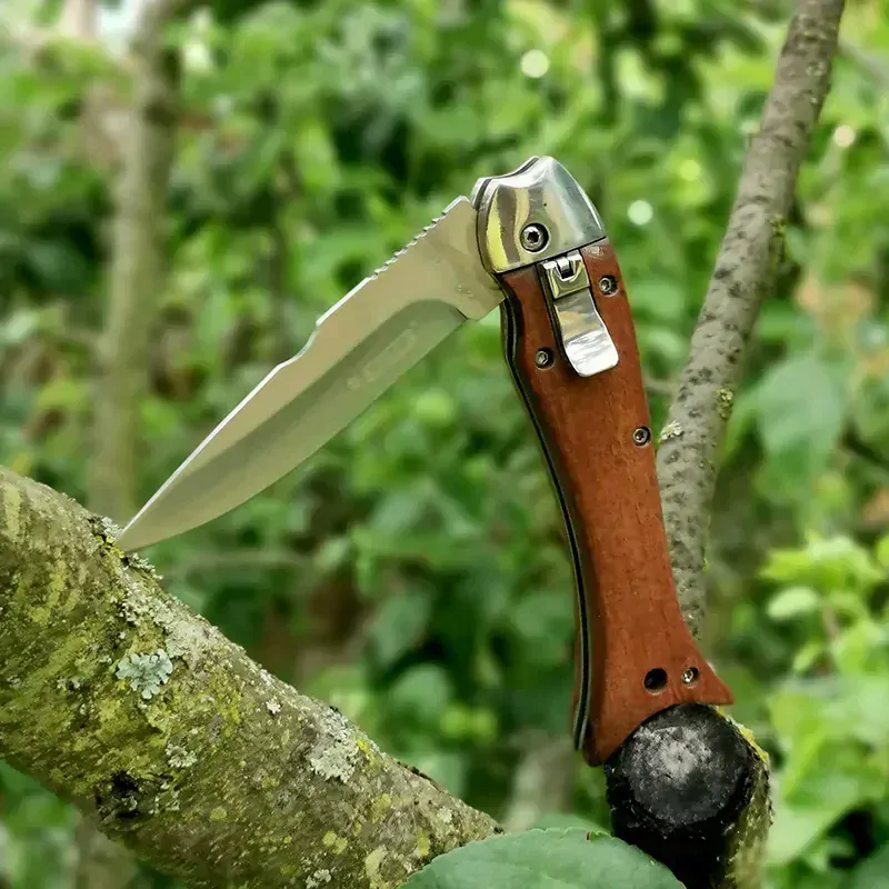 Vreckovýí nôž Fish wood atyp 20/8cm