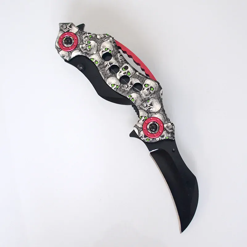 Nôž KARAMBIT Skull double