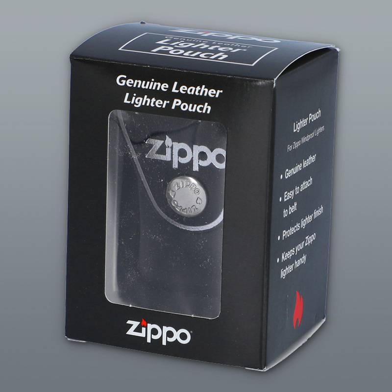 Zippo Púzdro na zapaľovač kožené čierne