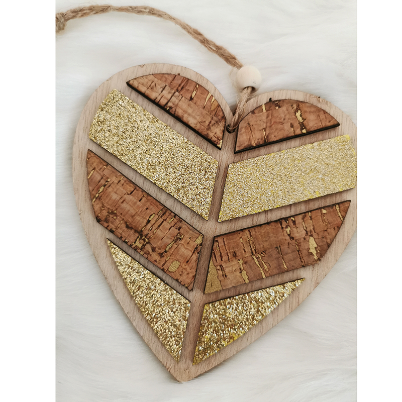 Drevená Vianočná dekorácia na stromček