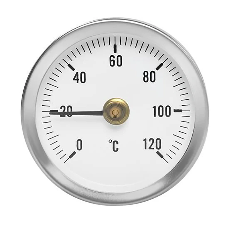 Príložný bimetalový teplomer s pružinou 63mm