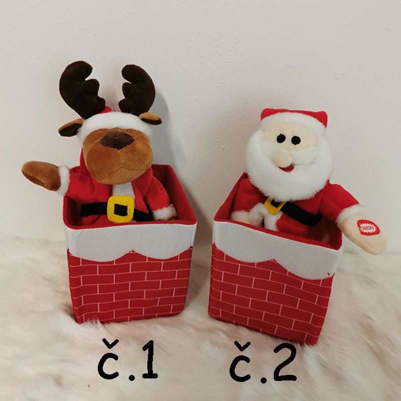 Hrajúca a tancujúca figúrka vychádzajúca z krabice 