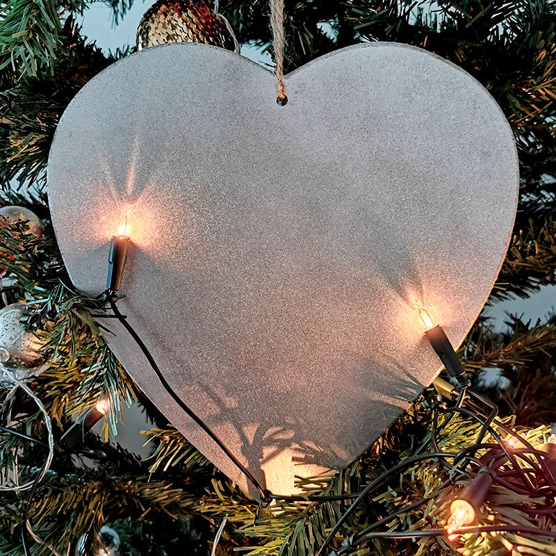 Drevené srdce VINTAGE 25cm 