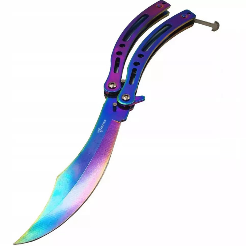 Nôž motýlik Rainbow 23/9cm