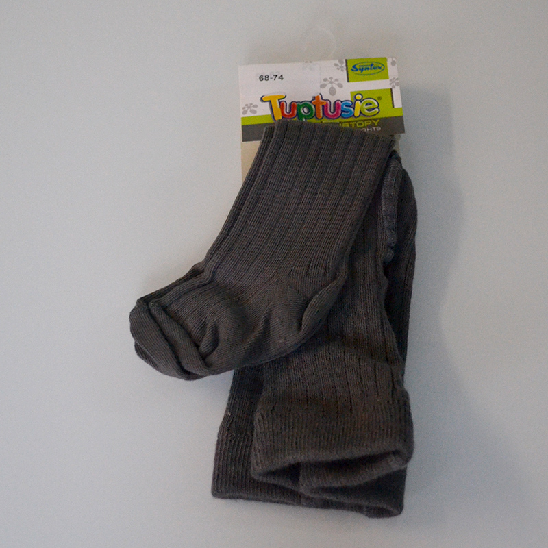 Tuptusie Pančuchy bavlnené zimné 68-74 - 6-12 mesiacov