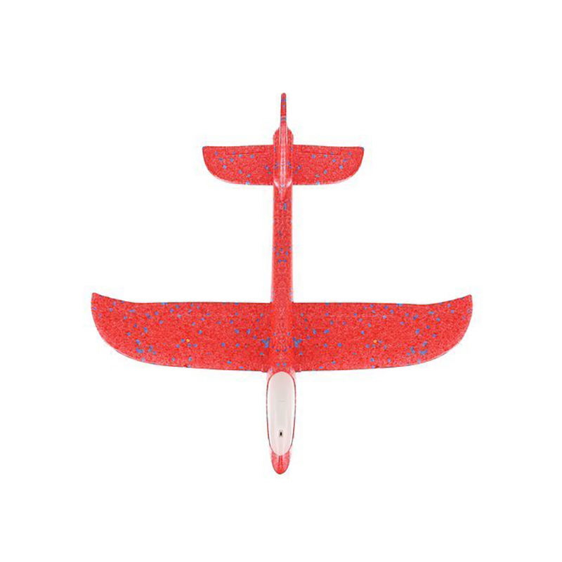 Lietadlo penové červené LED