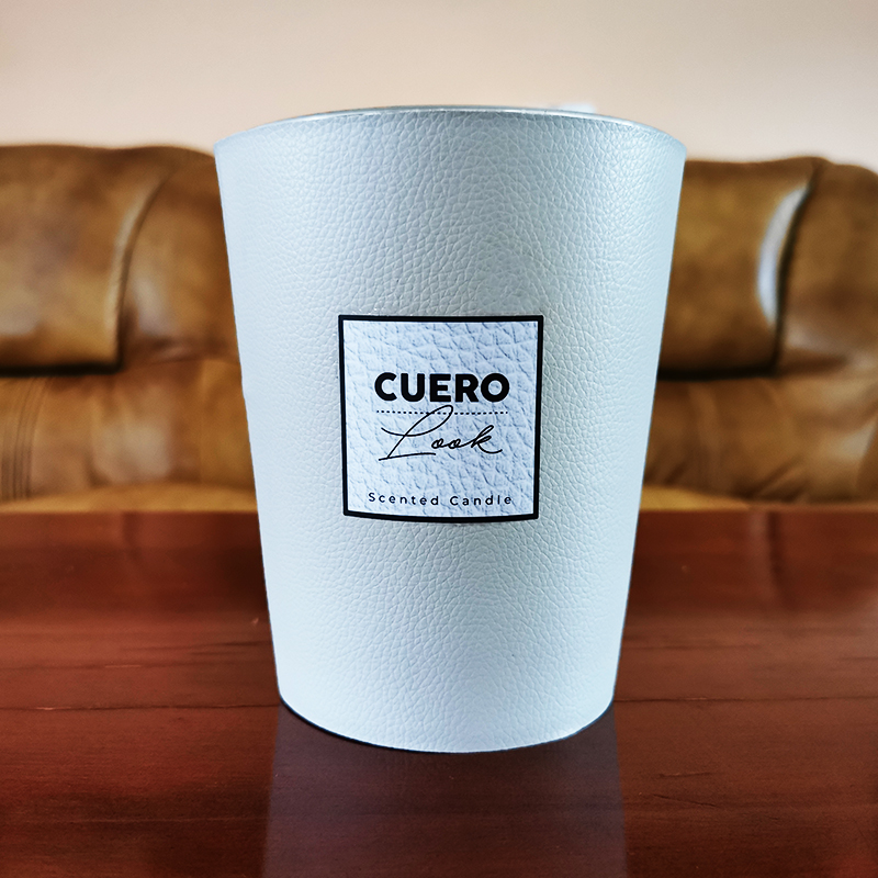 CUERO Vonná sviečka v skle Dobrá nálada - jemná vanilka