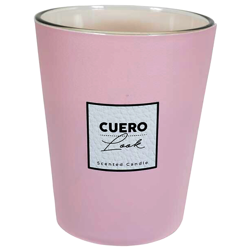 CUERO Vonná sviečka v skle Pink sunset - jemná jarná vôňa