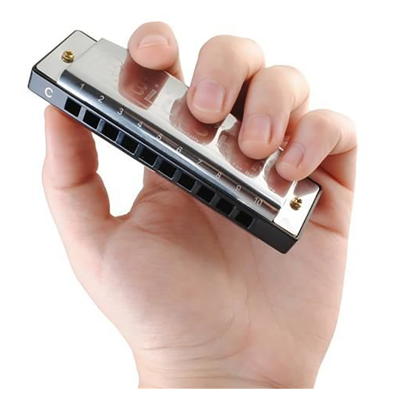 Harmonika ústna strieborná