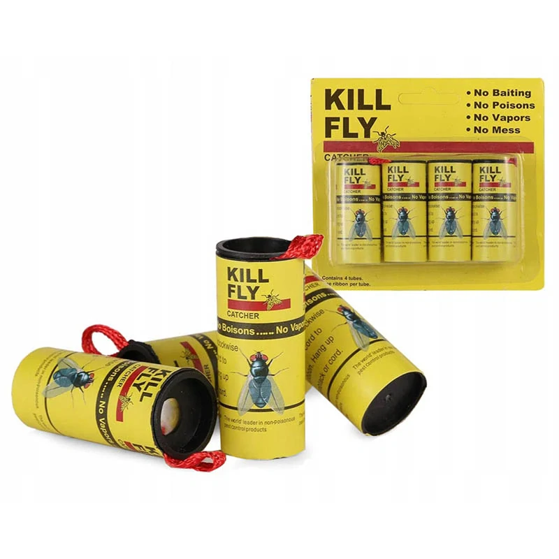 Lepová páska na muchy – 4 ks