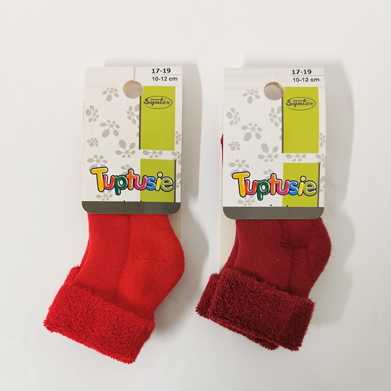 Tuptusie Ponožky pre deti froté 10-12cm - 2-4 roky