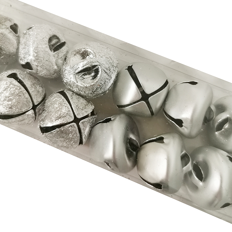 Vianočné rolničky strieborné