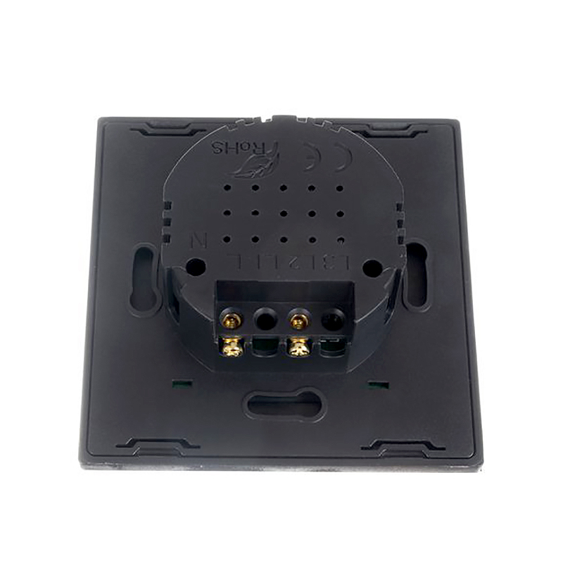 Vypínač dotykový sklenený biely