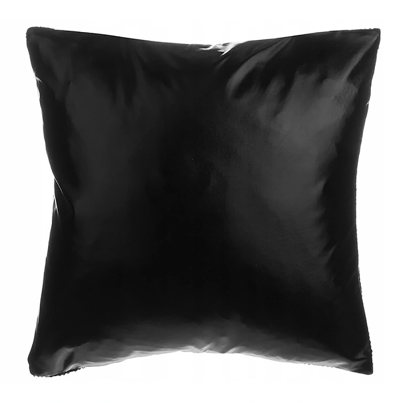 Vankúš s obojstrannými flitrami čierno/čierny