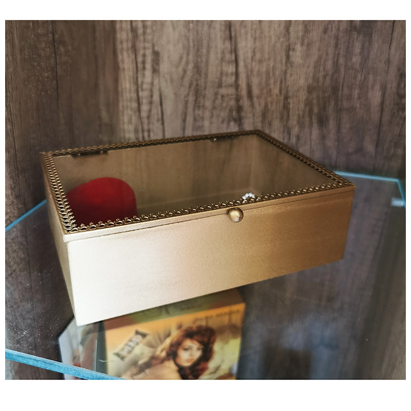 Krabička na cennosti dekoračná z prírodného dreva