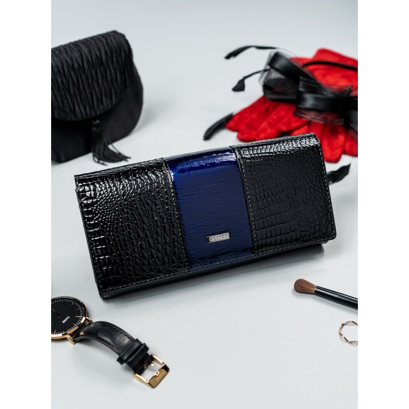 Peňaženka kožená Cavaldi PX22-1-DS blue