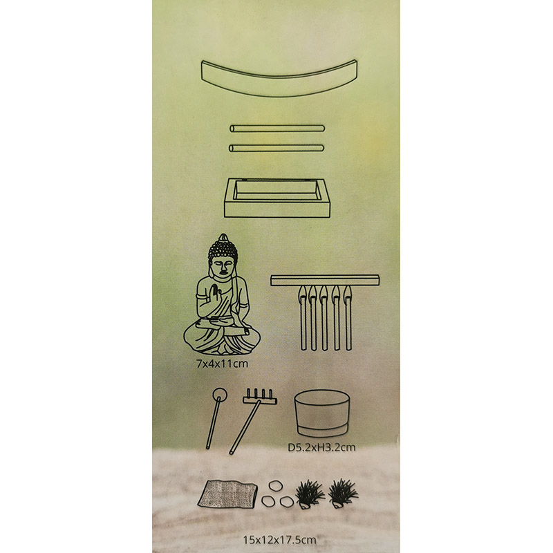 Budha svietnik s hrajúcou zvonkohrou