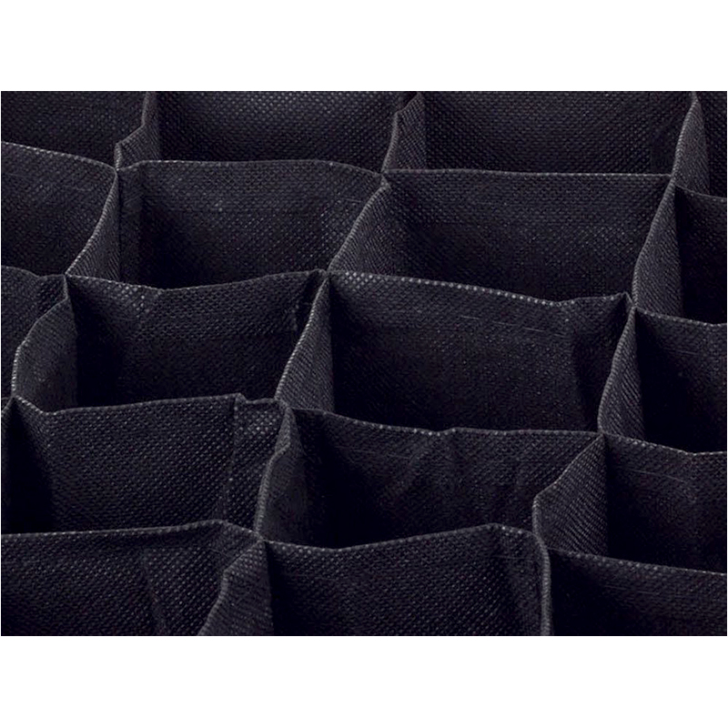 Organizér do zásuvky - 12 priehradok čierny