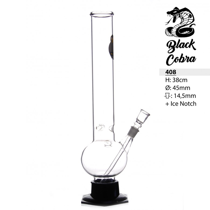 Inhalátor sklenený Black Cobra 38cm