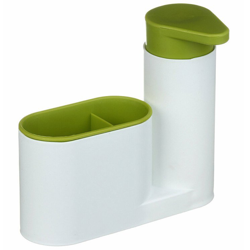 Kuchynský organizér s dózou na tekutý čistič