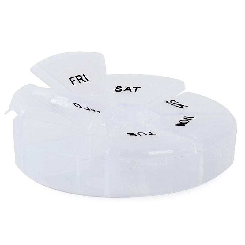 Dávkovač liekov týždenný okrúhly