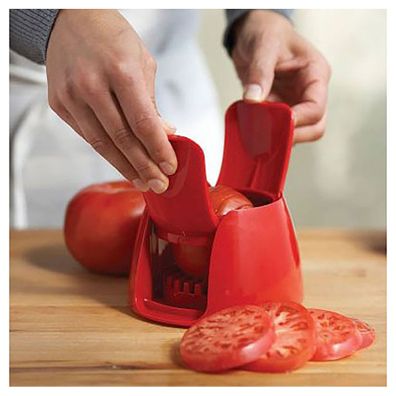 Plátkový krájač na paradajky, mozzarellu, vajcia, cibuľu, ovocie