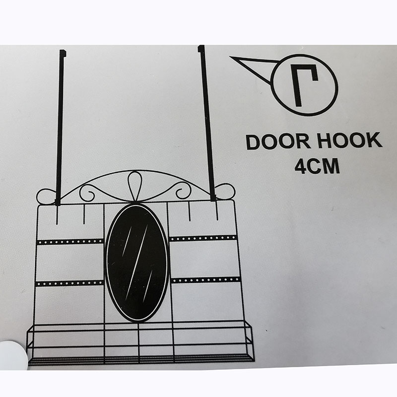 Stojan na náušnice a drobnosti biely