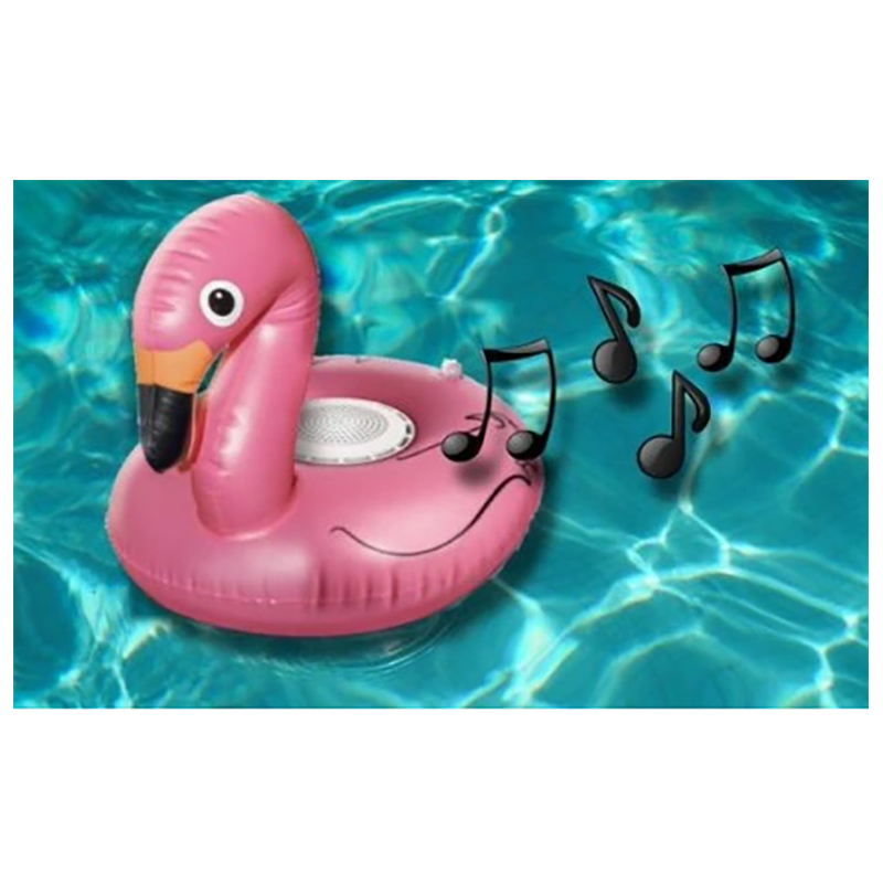 Reproduktor vodotesný plávajúci plameniak