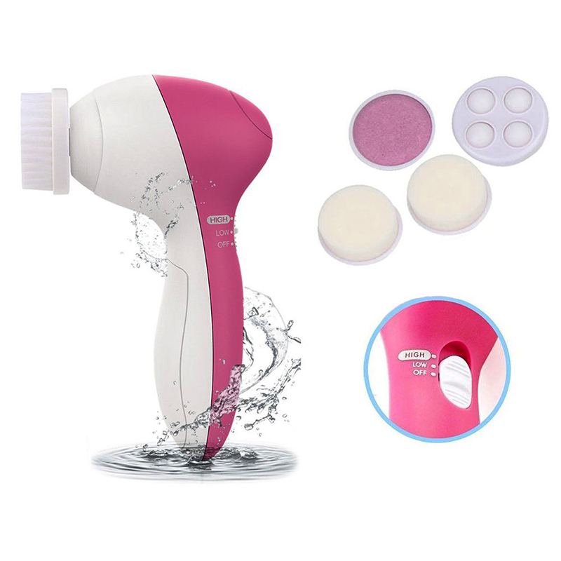 Elektrická masážna kefka na tvár 5 v 1 