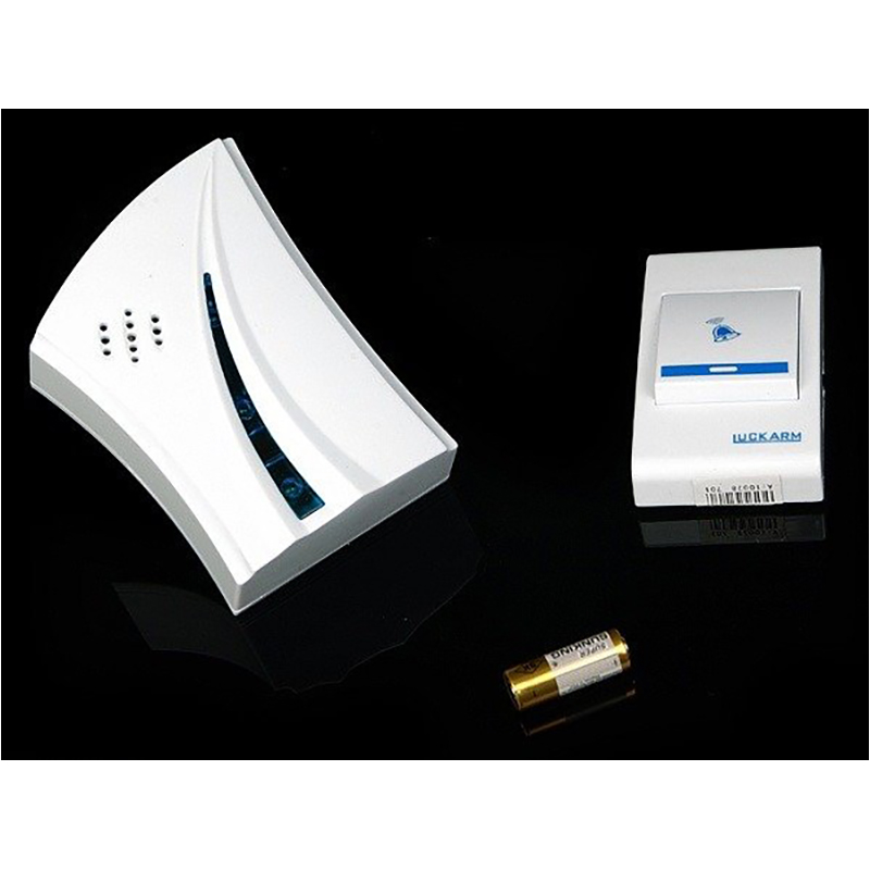 Luckarm D8610 - Bezdrôtový zvonček na batériu + 1 tlačidlo