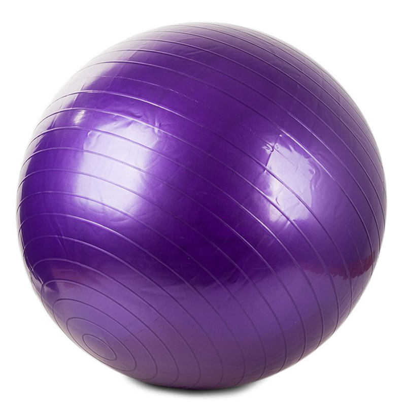 FitBall Gymnastická lopta s pumpou 75cm fialová