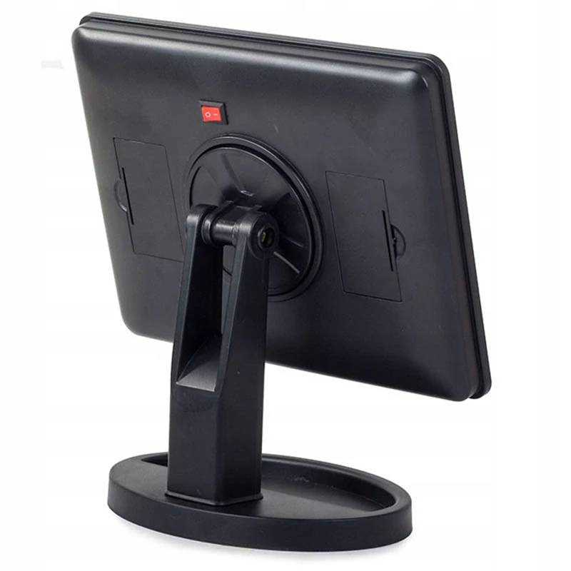 Zrkadlo kozmetické 16x LED 180° čierne