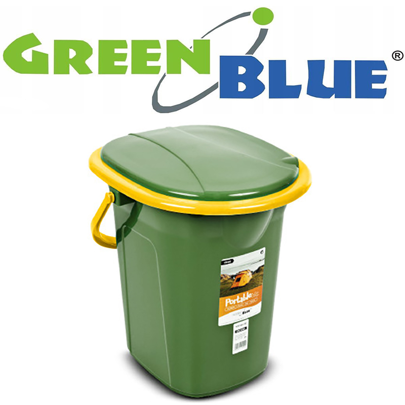 GreenBlue GB320GO - Turistická toaleta WC prenosné zelenožlté